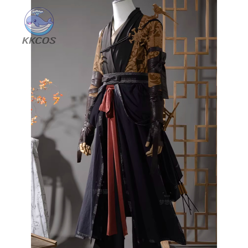 Anime Cosplay Male - ชุดคอสเพลย์โมซานเต่า ชุดนักเรียนชาย ชุดเต็มสำหรับงานปาร์ตี้คอสเพลย์โมซานเต่า แบบทอสีหมึก KKcos