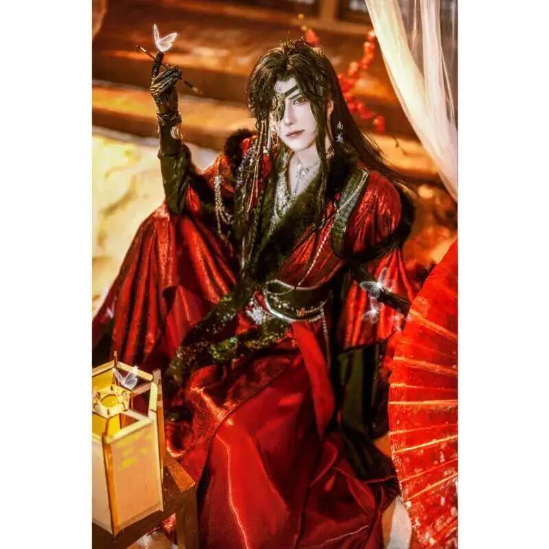 Queen Anime Cosplay - ชุดคอสเพลย์ผู้ใหญ่สำหรับฮาโลวีน ชุดอนิเมะครบเซ็ต เทียนกวนฉือ ฟู่หัวเฉิง ราชาผี 2.0