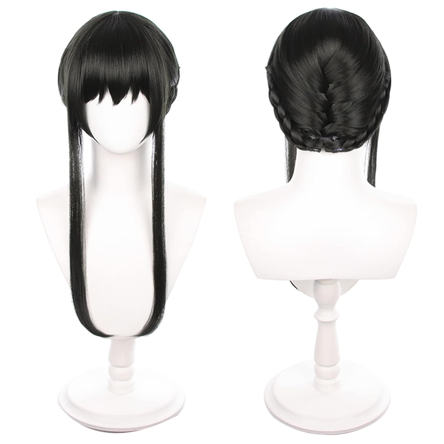 Spy Family Outfit - Yor Forger วิกผมอะนิเมะคอสเพลย์วิกผม SPY×FAMILY Braid Wigs
