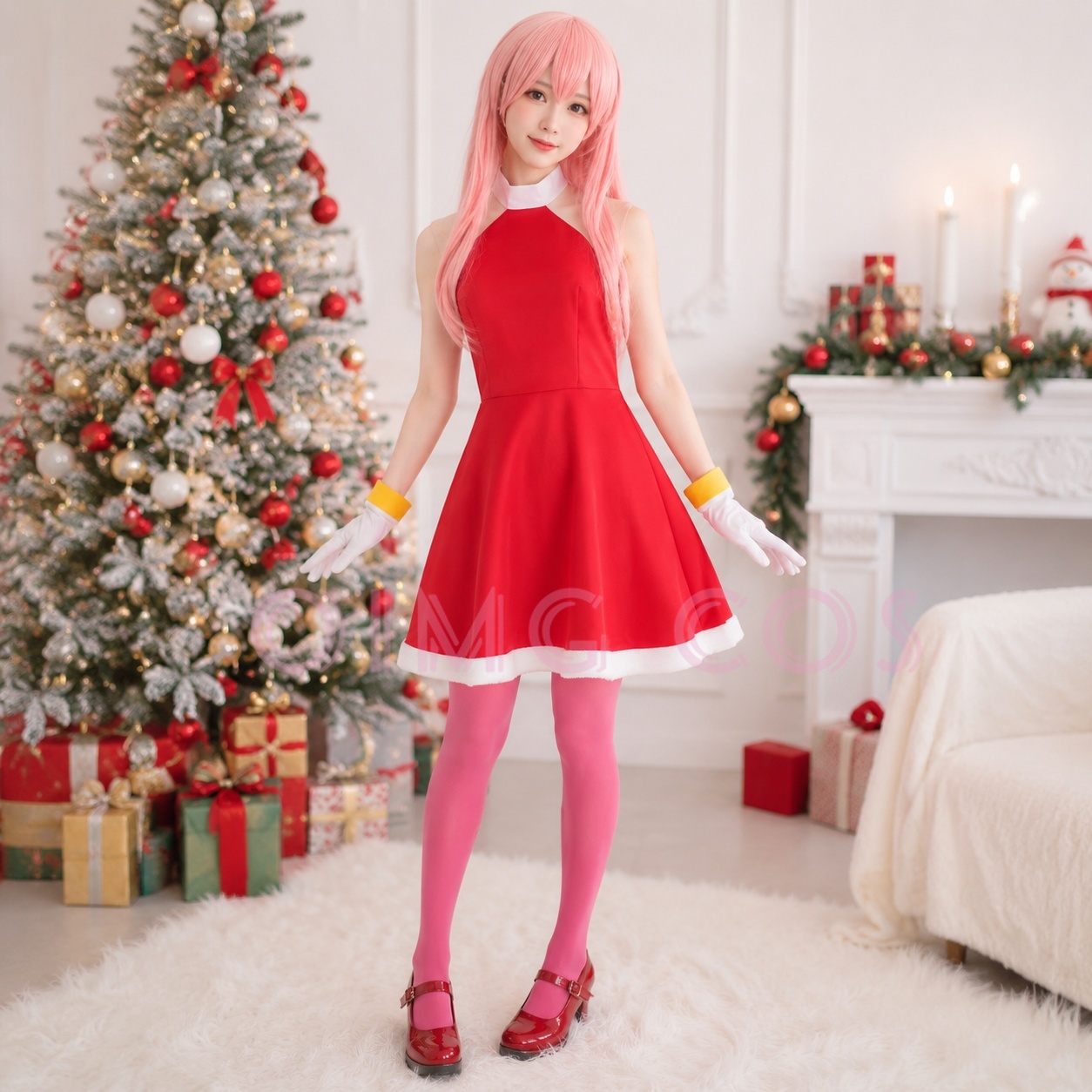 Anime Cosplay Dress - เอมี่ โรสคอสเพลย์เครื่องแต่งกายผู้ใหญ่คาร์นิวัลชุดอะนิเมะฮาโลวีนปาร์ตี้เครื่องแต่งกายหน้ากากผู้หญิงเกม