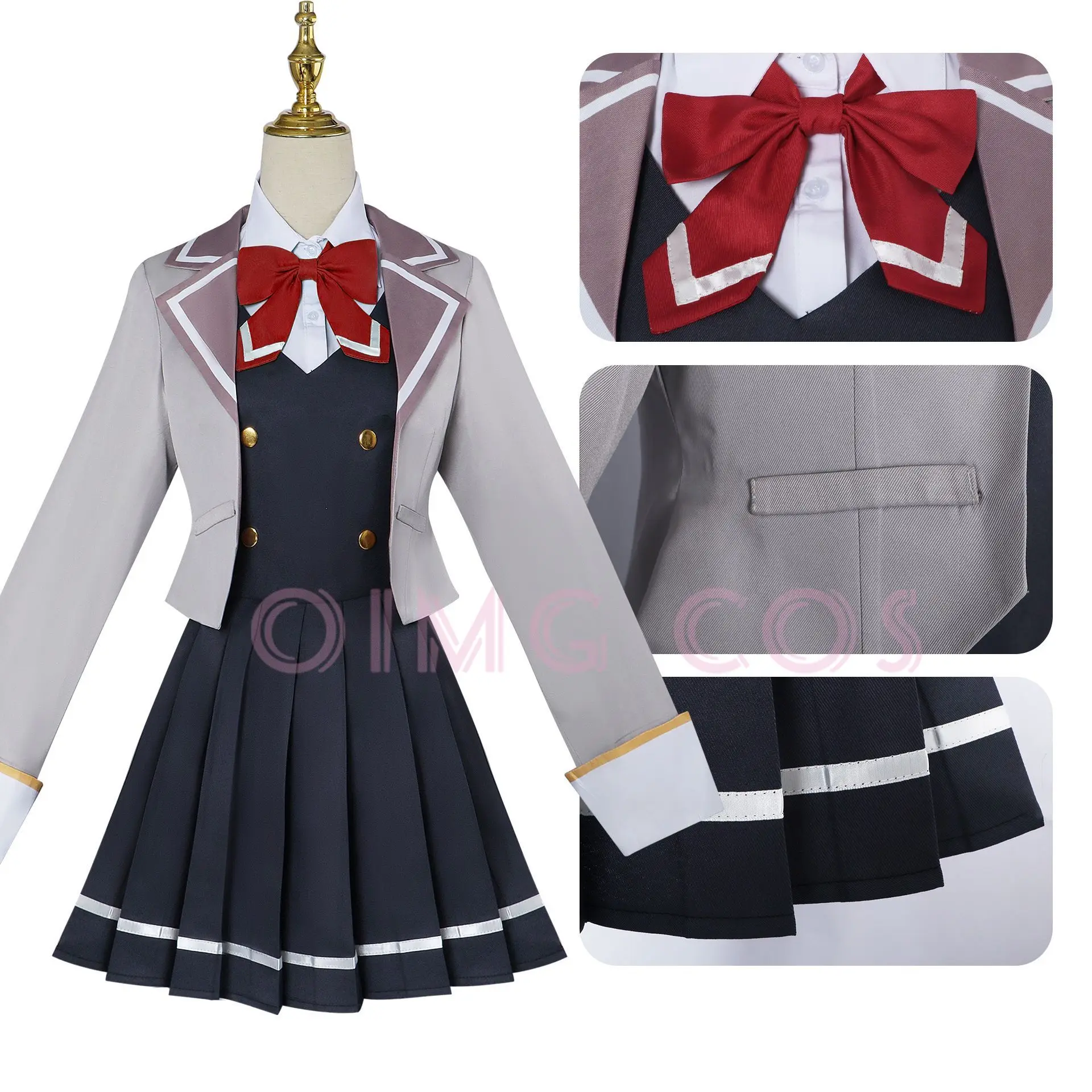 Anime Cosplay Dress For Men - ชุดคอสเพลย์ของอัลยา บางครั้งอัลยาจะซ่อนความรู้สึกของเธอในชุดคาร์นิวัลรัสเซีย ชุดคอสเพลย์สำหรับผู้ชาย อนิเมะ ฮาโลวีน เกม