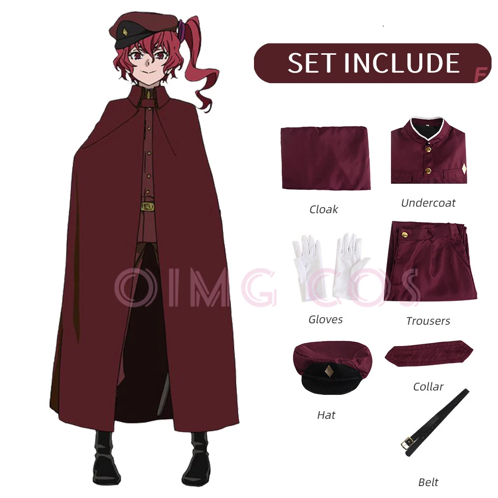 Anime Cosplay For Halloween - โอคุระ เทรุโกะคอสเพลย์ ซุเอฮิโระ เทคโชะเครื่องแต่งกายบุงโก สเตรย์ ด็อกส์วิกผมผู้ใหญ่
