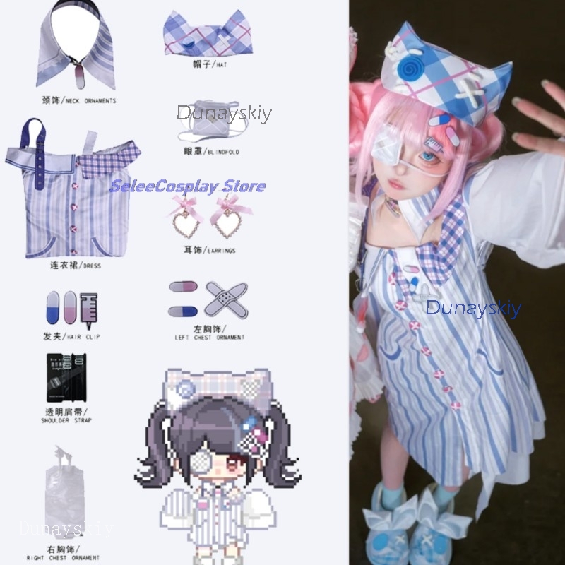 Anime Cosplay Ideas For Women - ชุดคอสเพลย์นิคกี้จากอนิเมะเรื่องอินฟินิตี้ สำหรับเทศกาลคริสต์มาส พร้อมวิกผม ไอเดียเก๋ไก๋ ชุดเดรสหวานๆ สำหรับงานคาร์นิวัล