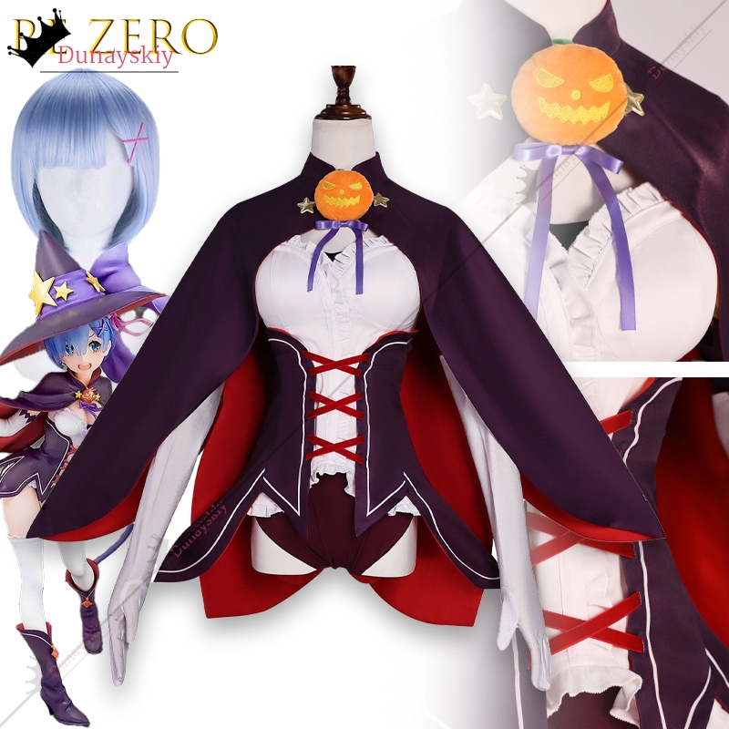 Anime Cosplay Rem - ชุดคอสเพลย์ฮาโลวีน BRe life In A Different