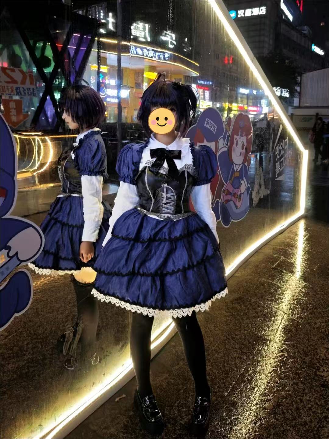 Anime Cosplay Lolita - ชุดคอสเพลย์ริกกะ ทาคานาชิ จากเรื่อง Chūnibyō Demo Koi