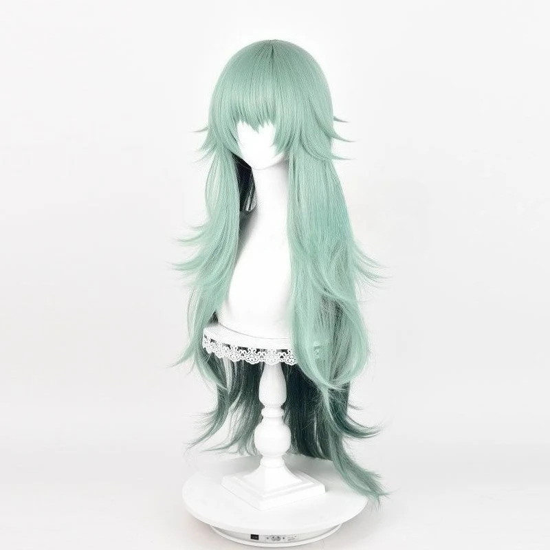 Anime Cosplay Tokyo Ghoul - วิกผมยาวหยิกสังเคราะห์สำหรับคอสเพลย์ตัวละครเซ็นจากอนิเมะโตเกียวกูล น่ารักสำหรับสาวๆ ทนความร้อน เหมาะสำหรับงานปาร์ตี้ฮาโลวีน