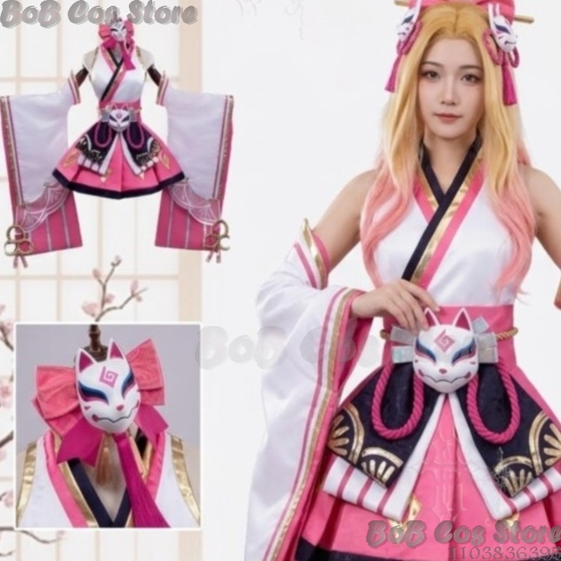 Anime Cosplay Outfits Female - ชุดคอสเพลย์ Teamfight Tactics Spirit Blossom Chibi