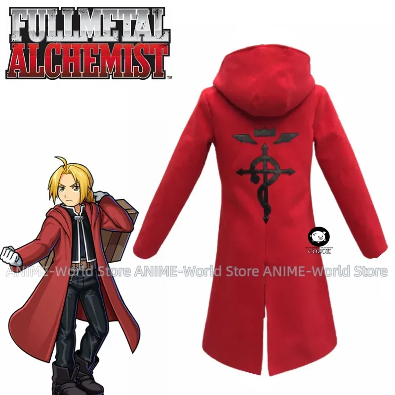 Fullmetal Alchemist Coat - อะนิเมะ Full Metal Alchemist คอสเพลย์ Edward