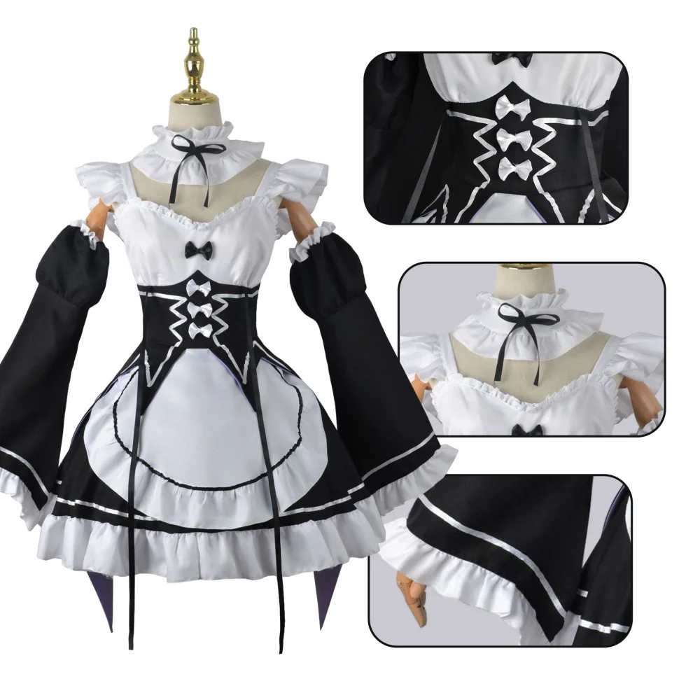 Anime Cosplay Rem - อะนิเมะ ราม เรม เมดคอสเพลย์ รีไลฟ์ อิน