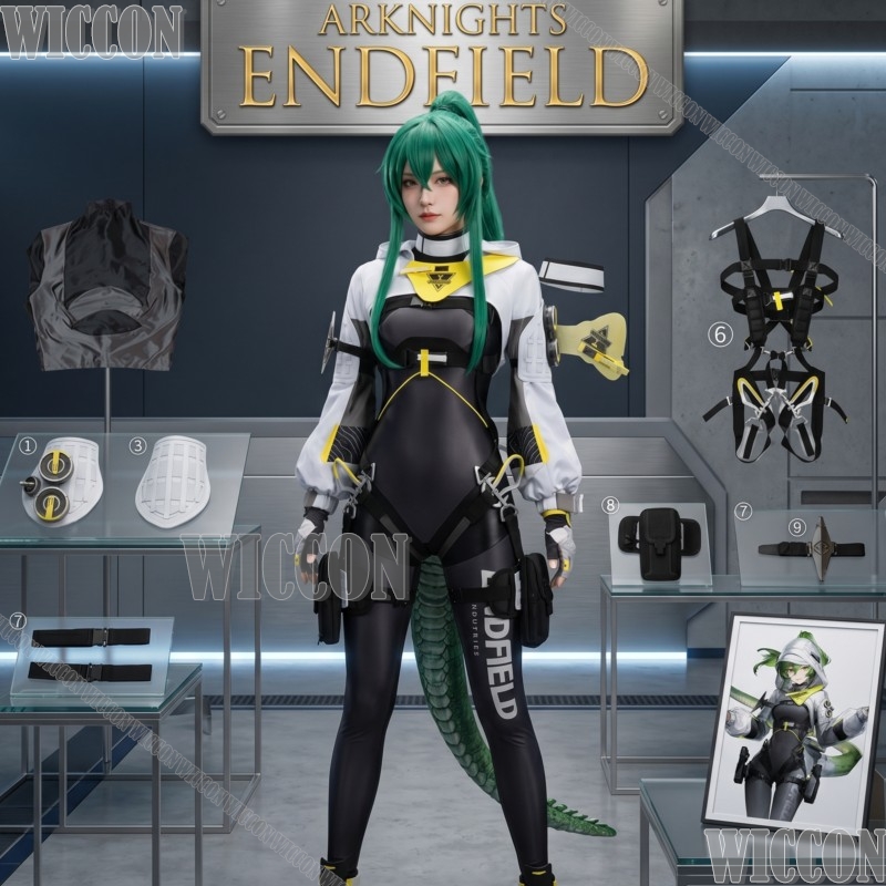 Anime Cosplay Outfits Female - อาร์คไนท์ส เอนด์ฟิลด์ ฟลูออไรต์คอสเพลย์เครื่องแต่งกายหญิงเกมสวมบทบาทชุดบอดี้สูทผู้หญิงฮอลโลวีน คอมมิค คอน นาวิดัด