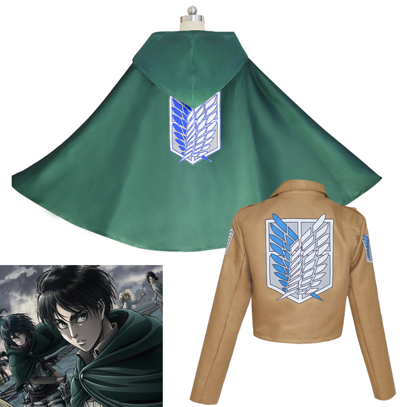 Attack Titan Cloak - Attack on Titan Cosplay เครื่องแต่งกายอะนิเมะ Shingeki
