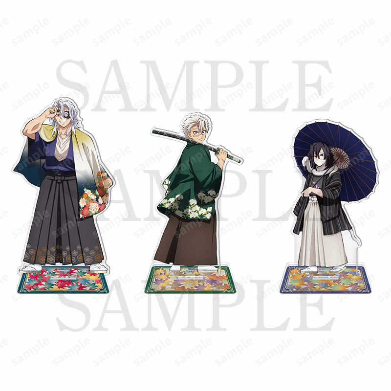 Demon Slayer Haori - โมเดลอะคริลิคตั้งโต๊ะลายอนิเมะดาบพิฆาตอสูร 3 แบบ ของสะสม ของตกแต่งโต๊ะทำงาน ของขวัญ
