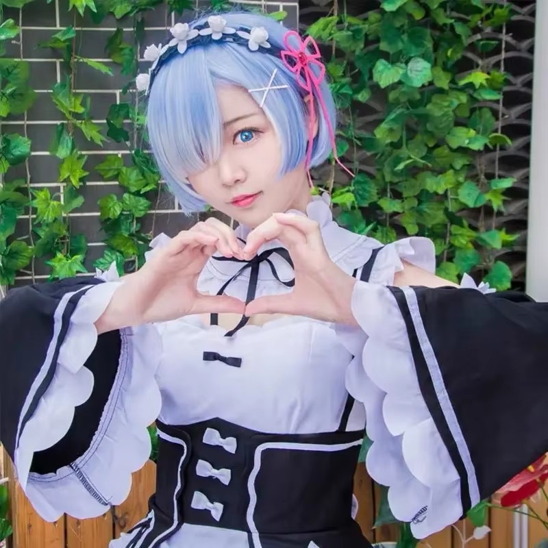 อะนิเมะ Re:Zero Kara Hajimeru  - Anime Cosplay Rem บทวิจารณ์และราคา