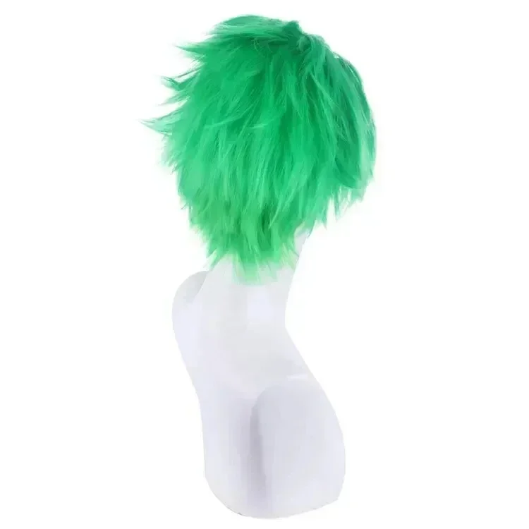 อะนิเมะ Slicked-กลับวิกผมสีเขี - Cosplay Anime Zoro บทวิจารณ์และราคา