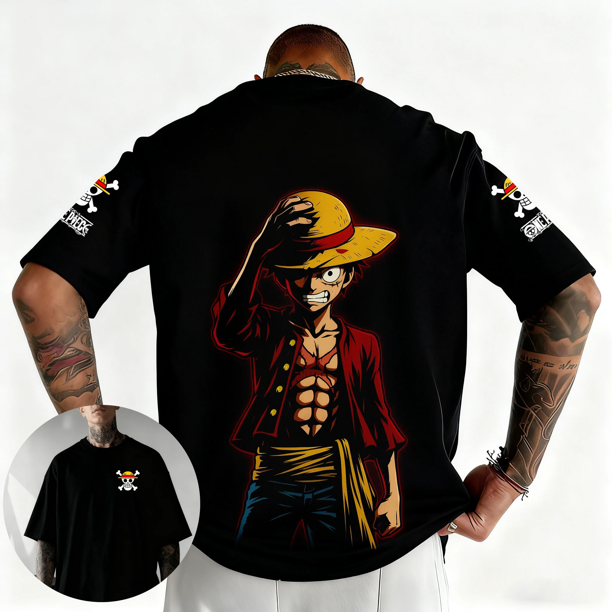 เสื้อยืดโอเวอร์ไซส์ลายอนิเมะวั - Cosplay Anime Zoro บทวิจารณ์และราคา