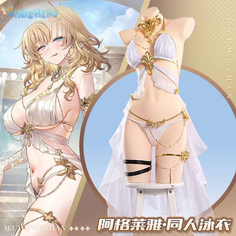 ชุดว่ายน้ำบิกินี่เซ็กซี่ของผู้ - Anime Cosplay Dress บทวิจารณ์และราคา
