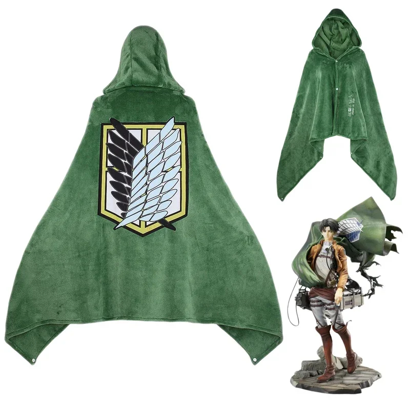 ผ้าคลุมฟลานเนลลาย Attack on Ti - Attack Titan Cloak บทวิจารณ์และราคา