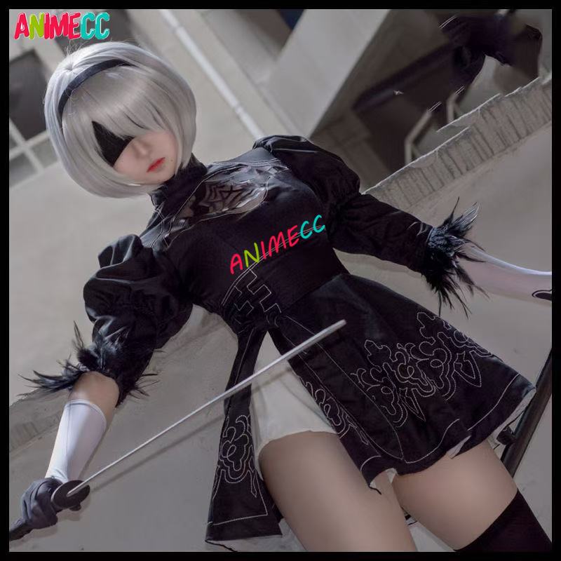 ANIMECC ในสต็อก S-3XL 2B NieR  - Anime Cosplay Eyes บทวิจารณ์และราคา