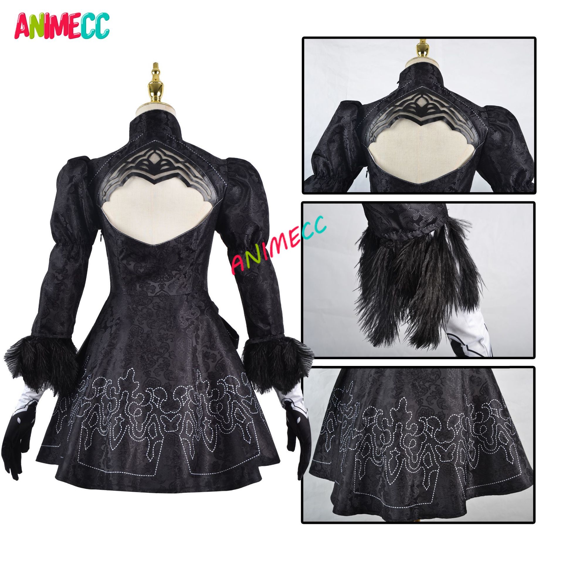 ANIMECC ในสต็อก S-3XL 2B NieR  - Anime Cosplay Eyes บทวิจารณ์และราคา