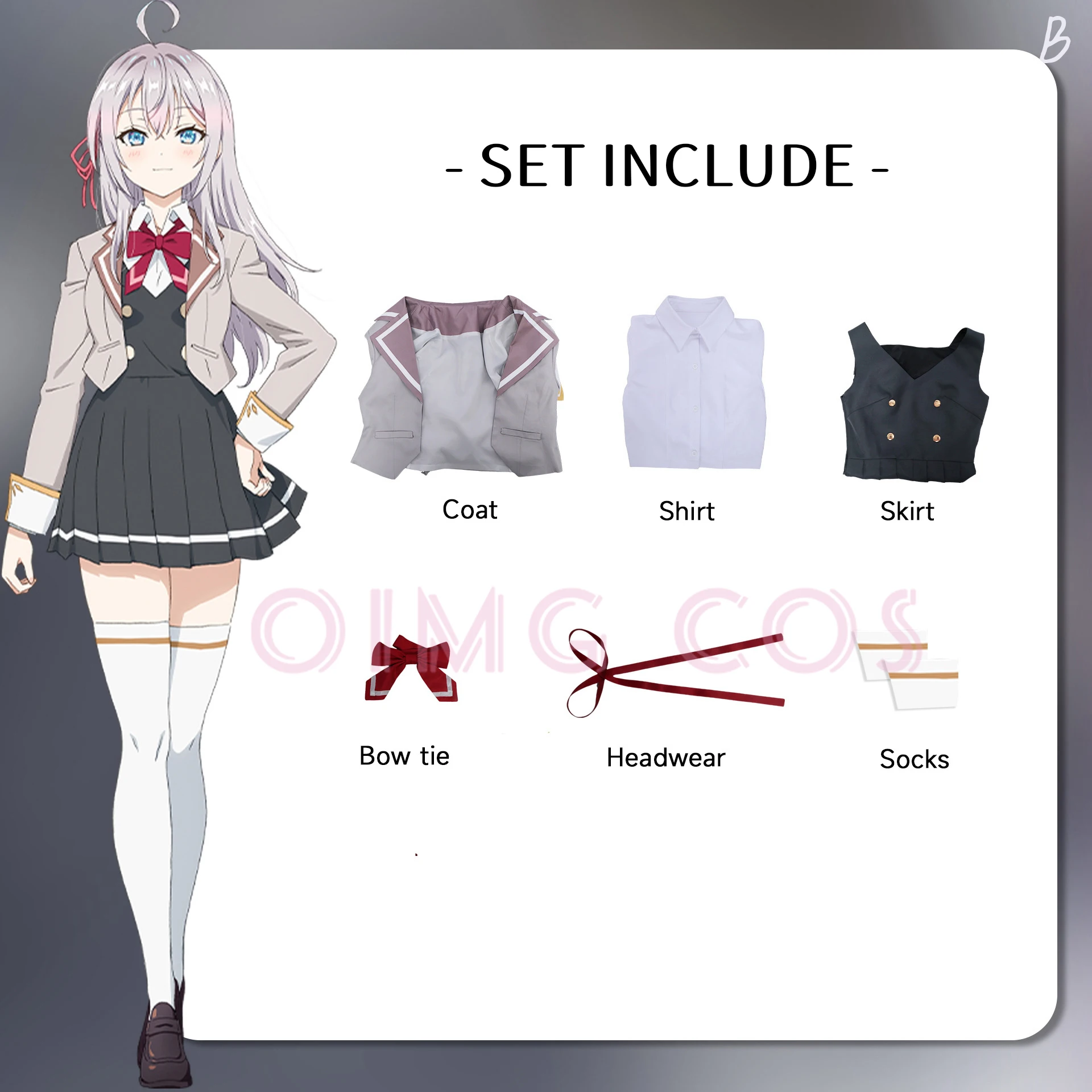 ชุดคอสเพลย์ของอัลยา บางครั้งอั - Anime Cosplay Dress For Men บทวิจารณ์และราคา