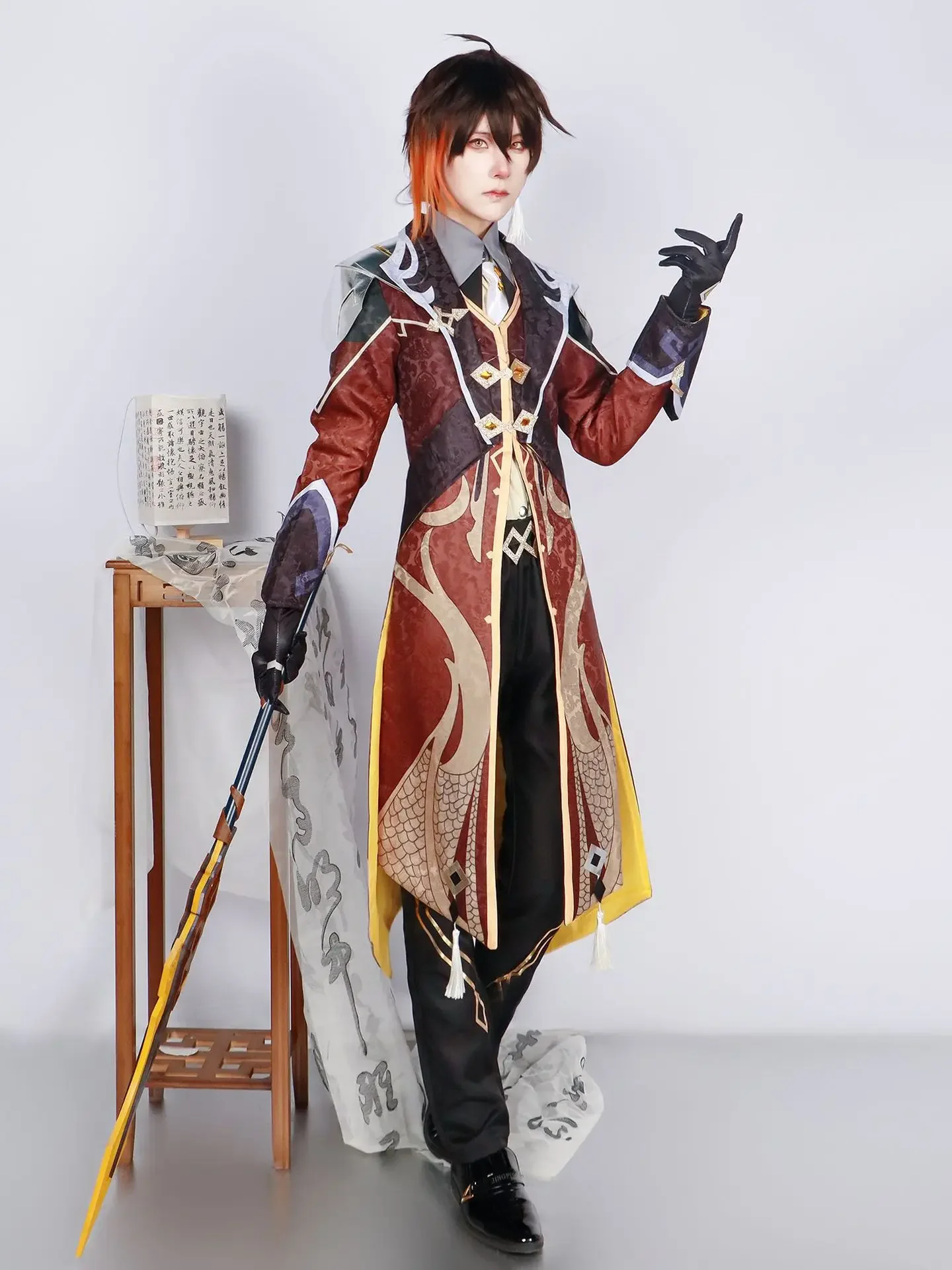 เก็นชิน อิมแพ็ค จงลี่คอสเพลย์เ - Anime Cosplay Dress For Men บทวิจารณ์และราคา