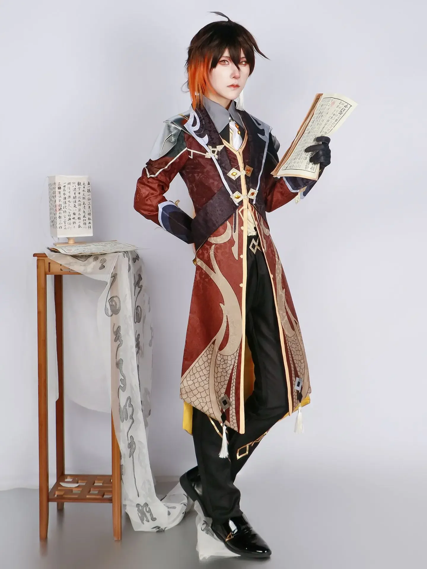 เก็นชิน อิมแพ็ค จงลี่คอสเพลย์เ - Anime Cosplay Dress For Men บทวิจารณ์และราคา