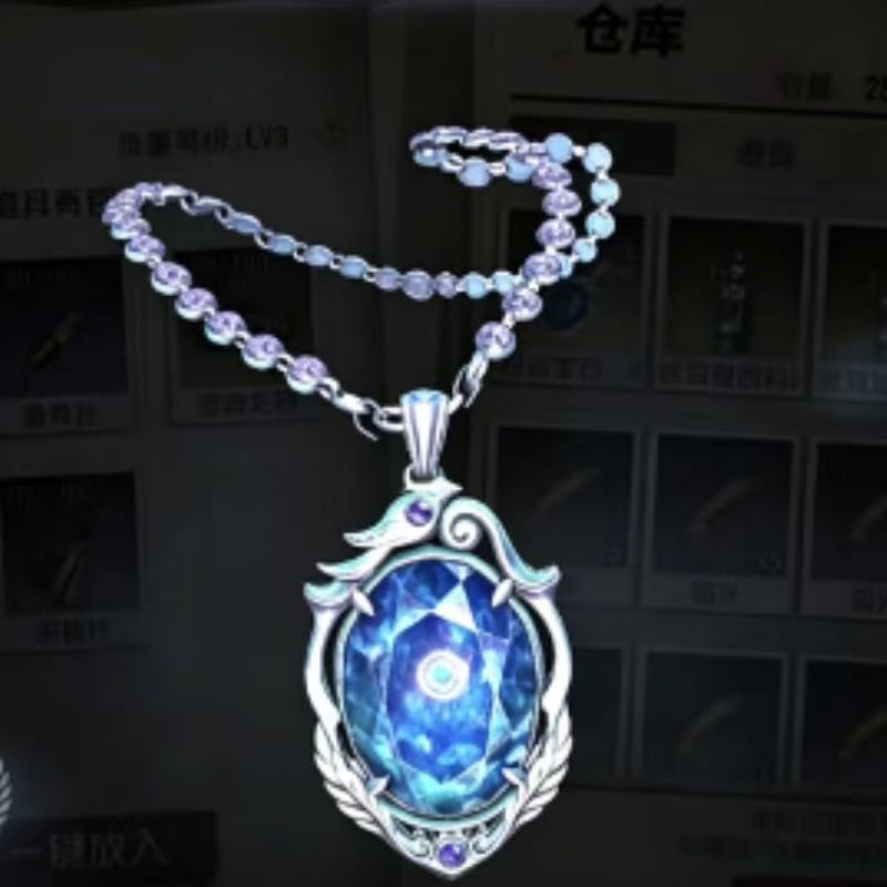 สร้อยคอไพลินอันศักดิ์สิทธิ์ Id - Anime Cosplay For Halloween บทวิจารณ์และราคา