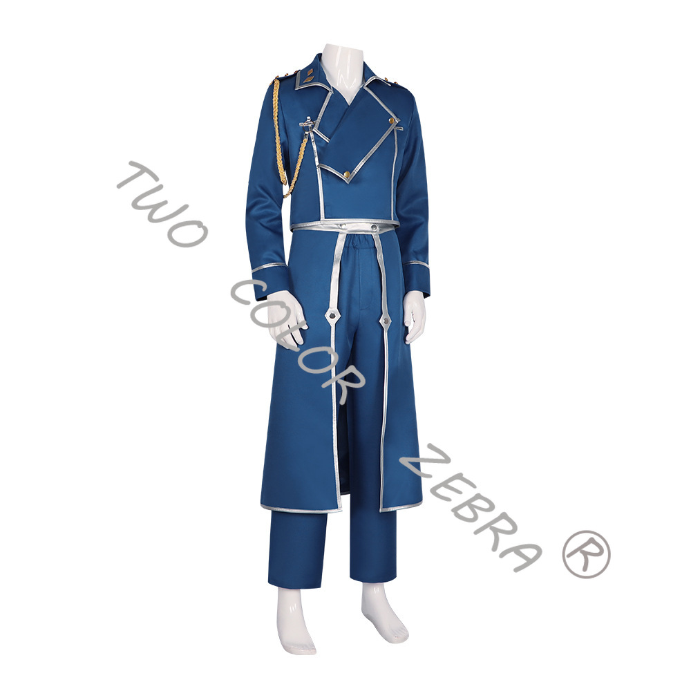 รอย มัสแตง บลู มิลิทารี่ เทรนช - Fullmetal Alchemist Coat บทวิจารณ์และราคา