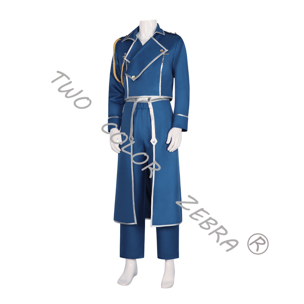 รอย มัสแตง บลู มิลิทารี่ เทรนช - Fullmetal Alchemist Coat บทวิจารณ์และราคา