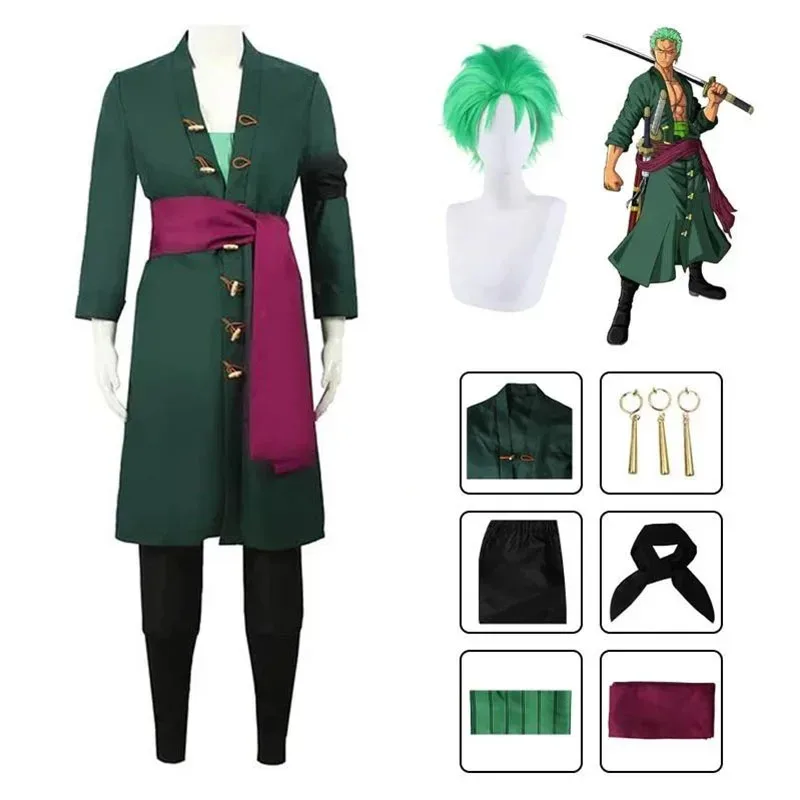 อะนิเมะโรโรโนอาคอสเพลย์เครื่อง - Cosplay Anime Zoro บทวิจารณ์และราคา