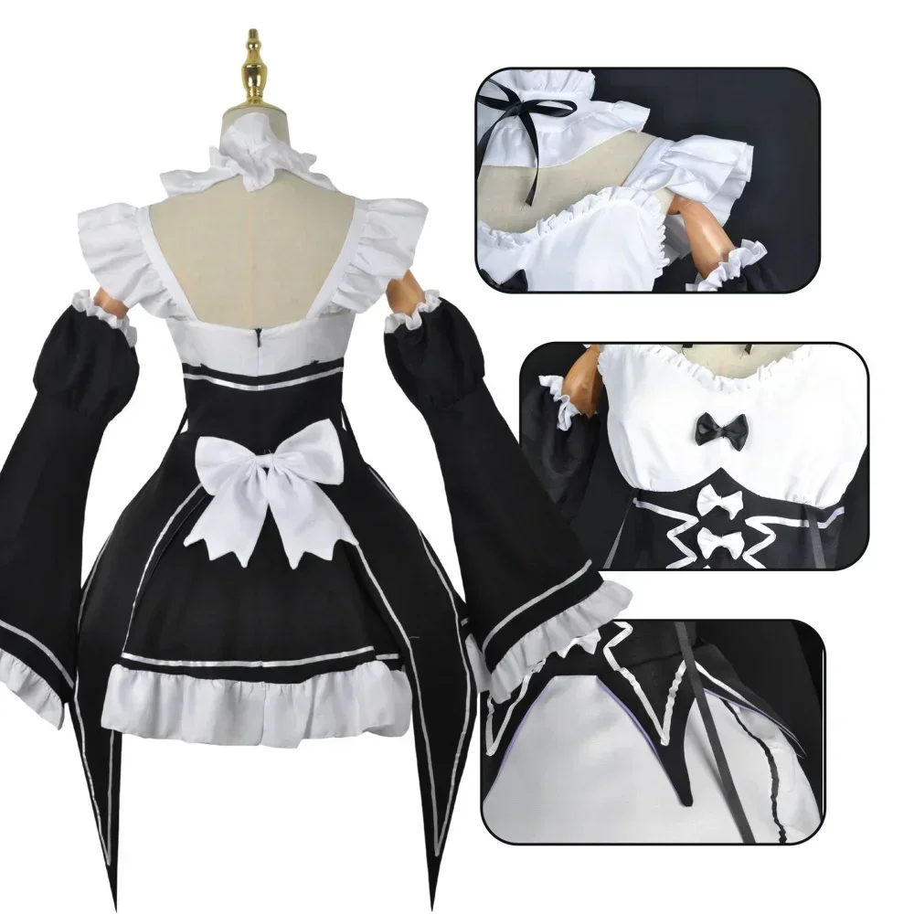 อะนิเมะ ราม เรม โลลิต้า เมย์ด  - Anime Cosplay Rem บทวิจารณ์และราคา