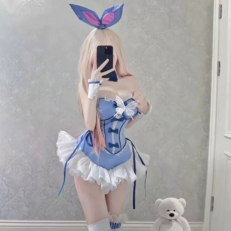 อะนิเมะมายเดรสอัพ ดาร์ลิ่ง คิต - Cosplay Anime Bunny Girl บทวิจารณ์และราคา