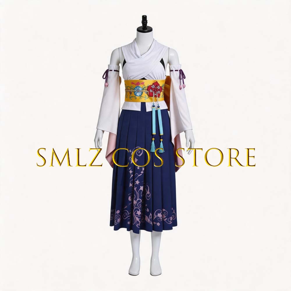 Smlz FFX ยูน่าคอสเพลย์อะนิเมะ  - Anime Cosplay Dress บทวิจารณ์และราคา