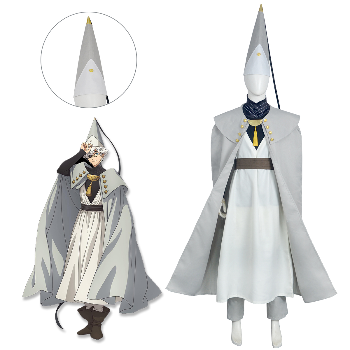 ชุดคอสเพลย์นักมายากลคิฟเรย์สไต - Anime Cosplay Male บทวิจารณ์และราคา