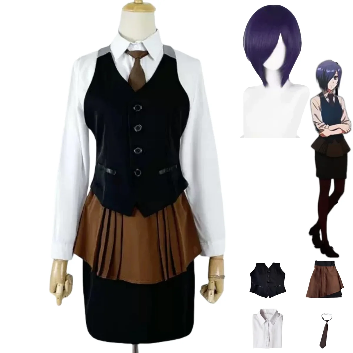 ชุดคอสเพลย์อนิเมะ Tokyo Ghoul  - Anime Cosplay Tokyo Ghoul บทวิจารณ์และราคา