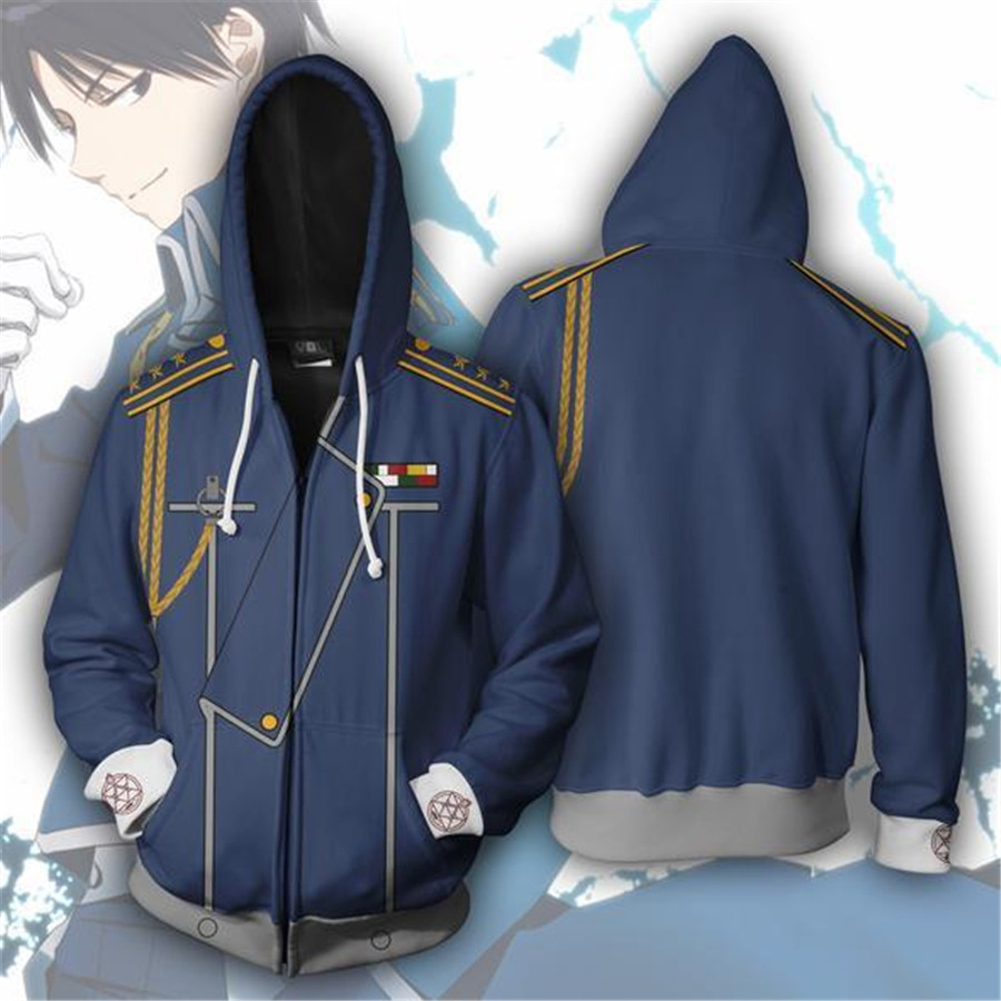 เสื้อฮู้ดซิปสำหรับคอสเพลย์อนิเ - Fullmetal Alchemist Coat บทวิจารณ์และราคา