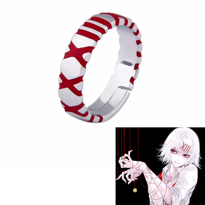 แหวนอนิเมะ Tokyo Ghoul ลายจูโจ - Anime Cosplay Tokyo Ghoul บทวิจารณ์และราคา