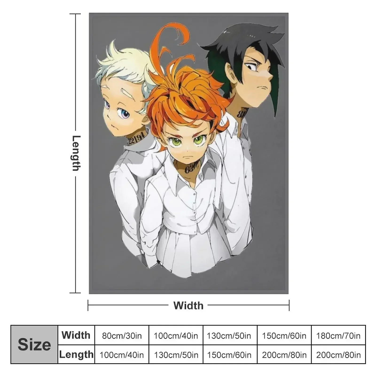 ผ้าห่ม The Promised Neverland  - Anime Cosplay Idea บทวิจารณ์และราคา
