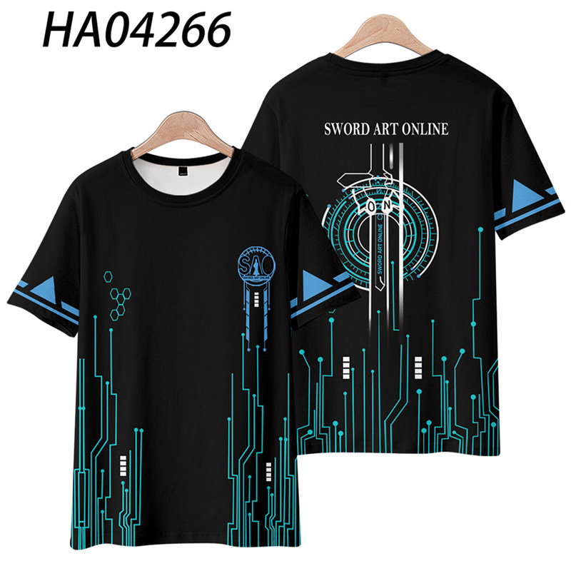 เสื้อยืดโอเวอร์ไซส์ลายพิมพ์ 3  - Sword Art Online Cape บทวิจารณ์และราคา