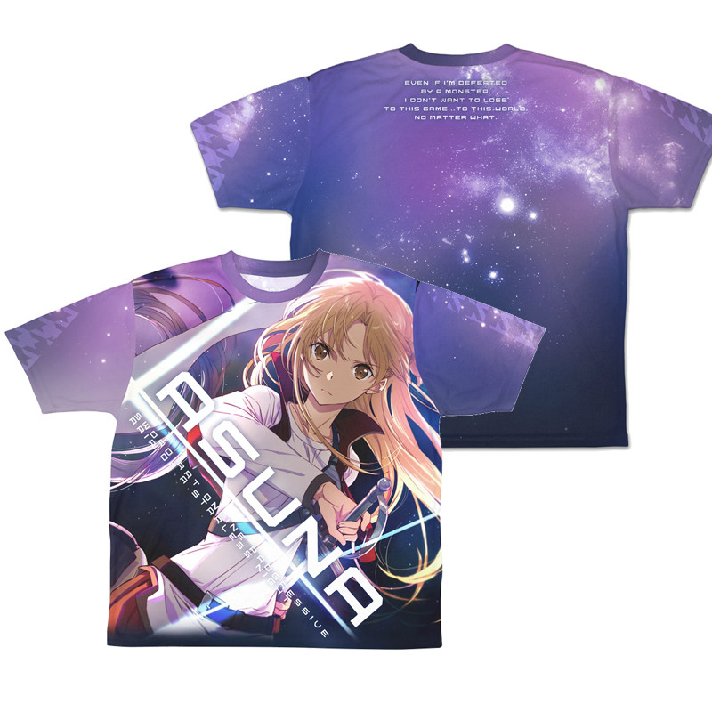 เสื้อยืดโอเวอร์ไซส์ลายพิมพ์ 3  - Sword Art Online Cape บทวิจารณ์และราคา