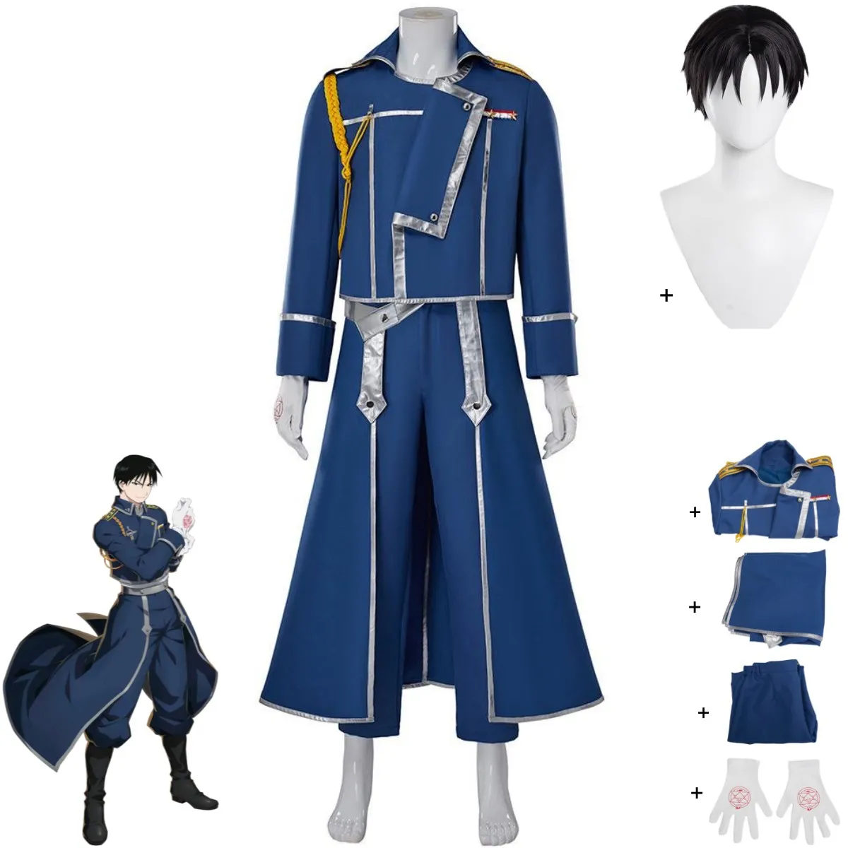 อะนิเมะฟูลเมทัล อัลเคมิสต์ รอย - Fullmetal Alchemist Coat บทวิจารณ์และราคา