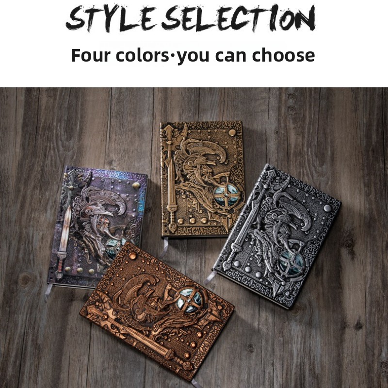 สมุดบันทึกหนัง PU ลายนูน Palad - Black Clover Grimoire บทวิจารณ์และราคา