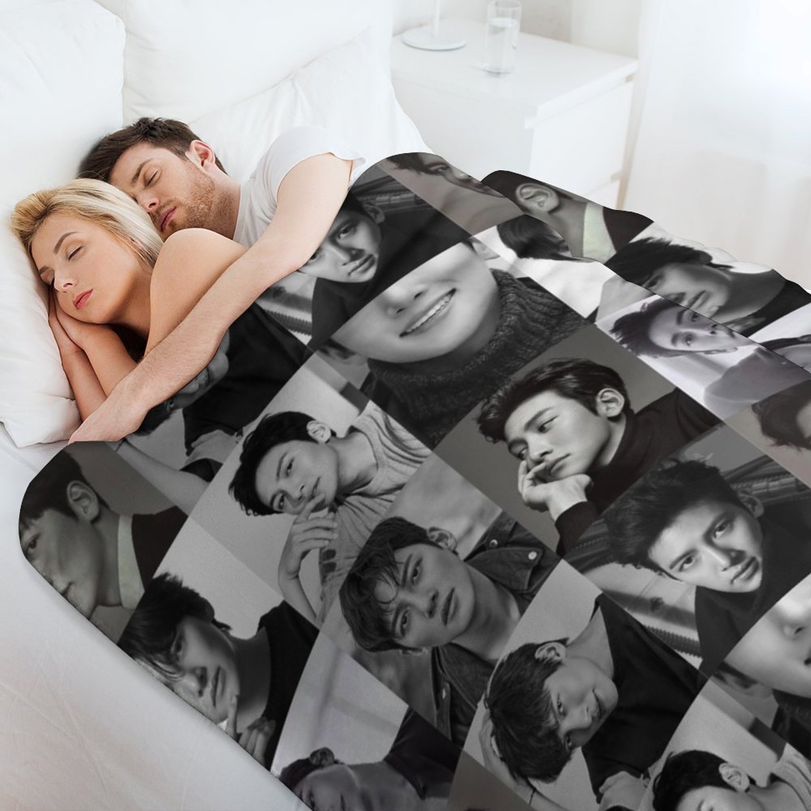 ผ้าห่มลายคอลลาจของจีชางวุก ไอเ - Anime Cosplay Idea บทวิจารณ์และราคา