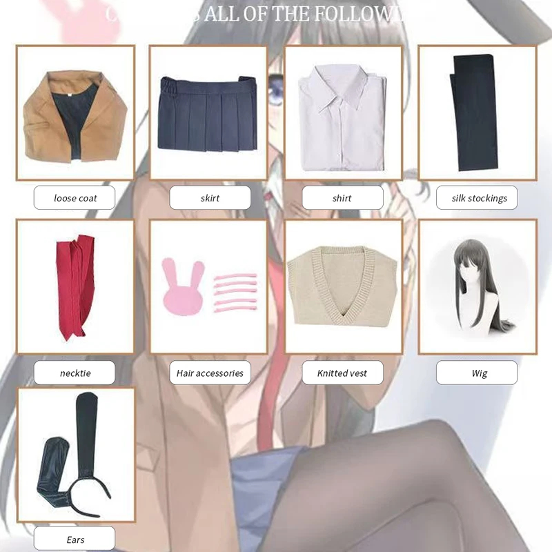 ❤ 2026 ✚ อะนิเมะ ซากุระจิมะ ไม - Cosplay Anime Bunny Girl บทวิจารณ์และราคา