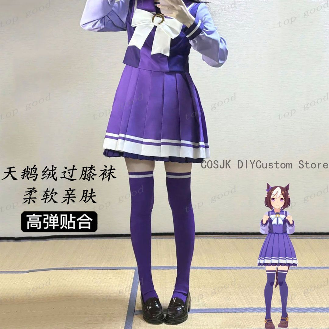 ถุงเท้ายาวเหนือเข่าลายอนิเมะ P - Anime Cosplay Lolita บทวิจารณ์และราคา