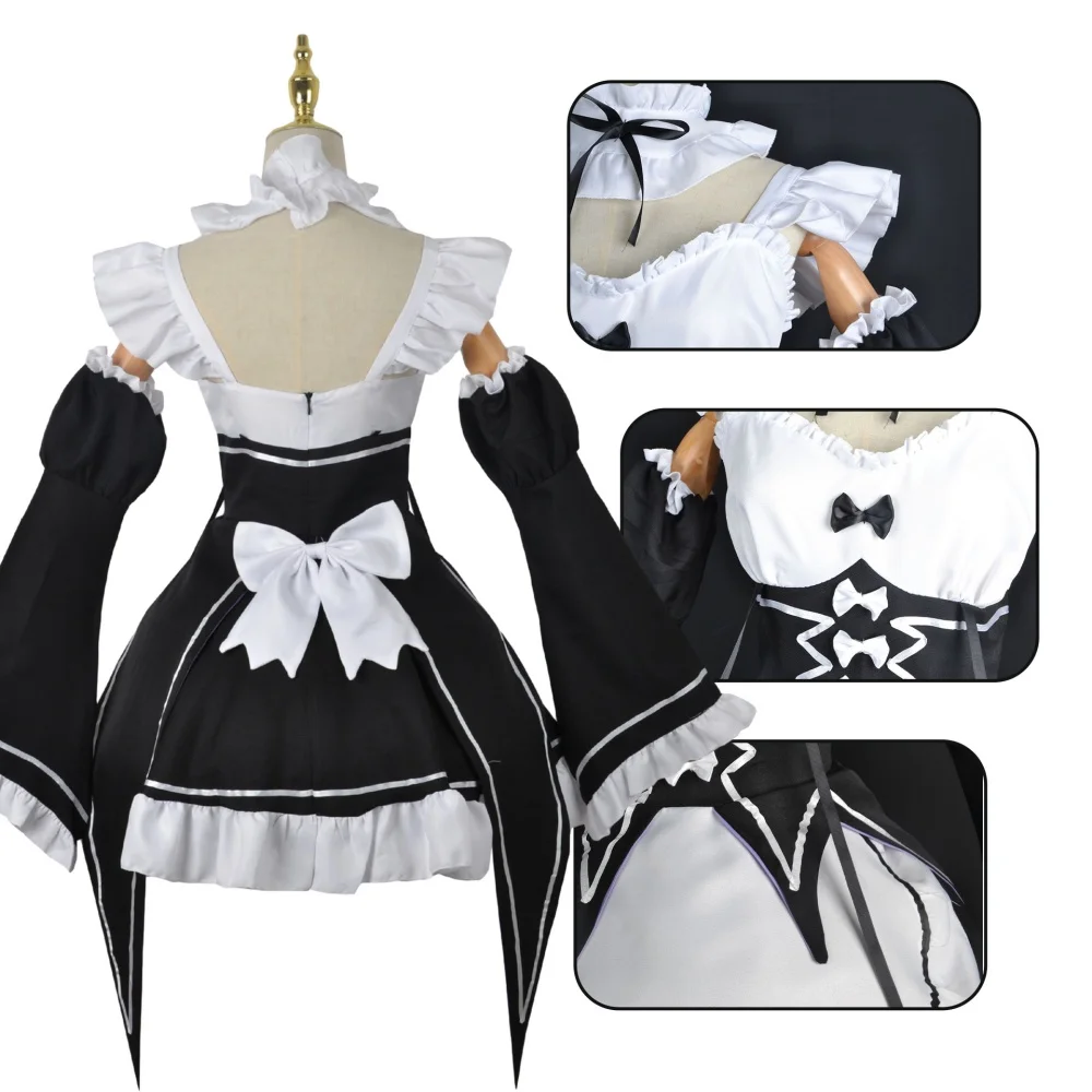 อะนิเมะ ราม เรม เมดคอสเพลย์ รี - Anime Cosplay Rem บทวิจารณ์และราคา
