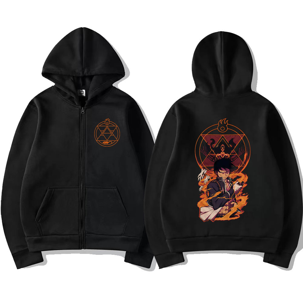 เสื้อฮู้ดซิปกราฟิกอนิเมะ Fullm - Fullmetal Alchemist Coat บทวิจารณ์และราคา