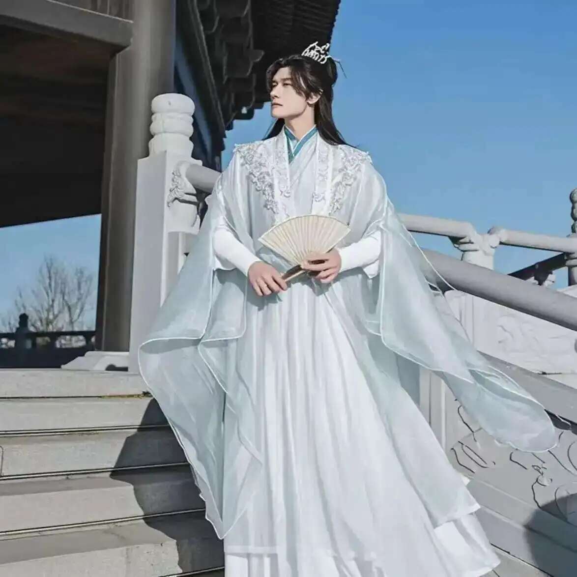 ขนาดใหญ่ขนาด 3XL Hanfu ผู้ชายจ - Anime Cosplay Dress For Men บทวิจารณ์และราคา